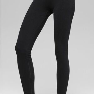 ALO Yoga Black Ribbed Leggings
